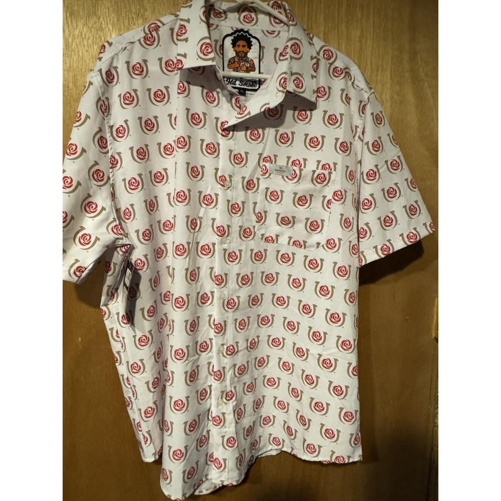 JK Collection By Old Smoke Kentucky Derby Floral Performance Mens XL (T)